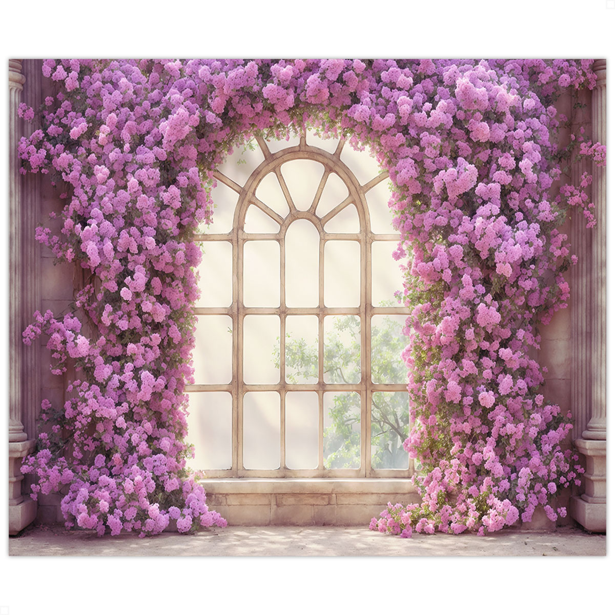 Fundo Fotográfico Dia das Mães Janela Provençal