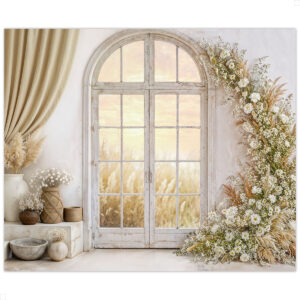 Fundo Fotográfico Dia das Mães Janela Provençal