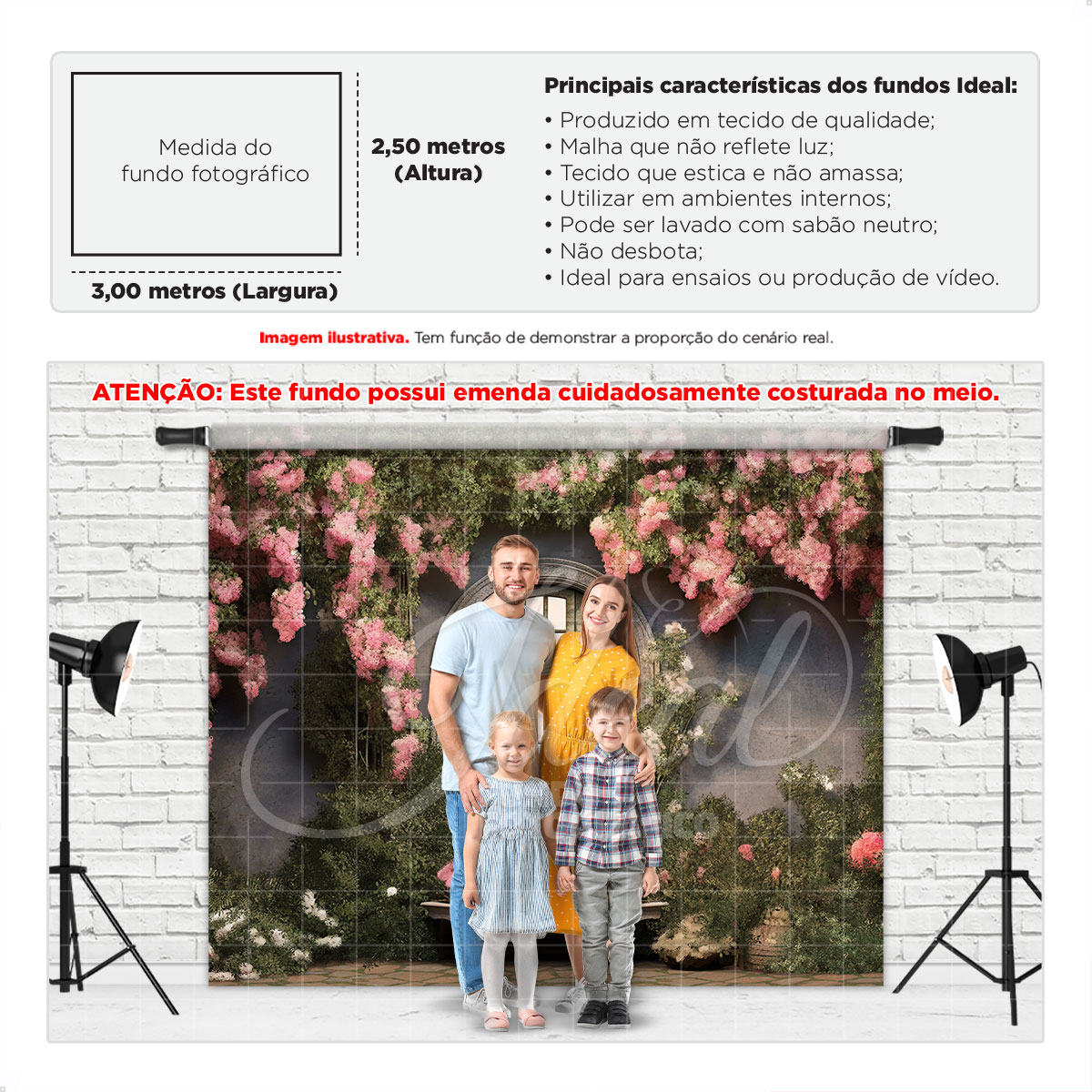 Fundo Fotográfico Dia das Mães