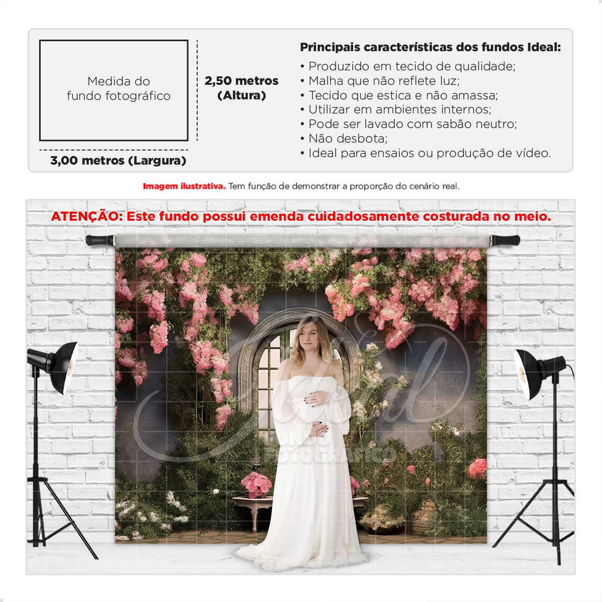 Fundo Fotográfico Dia das Mães